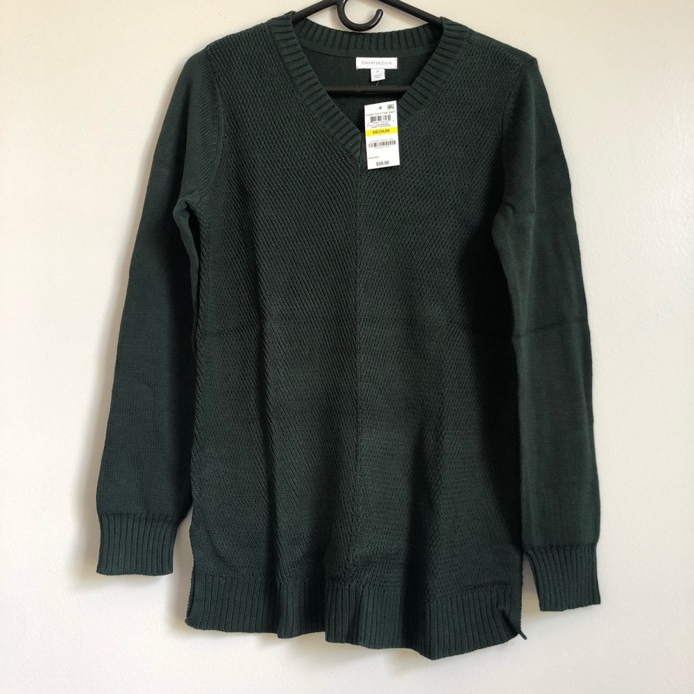 NWT Charter Club Women’s Knit Sweater